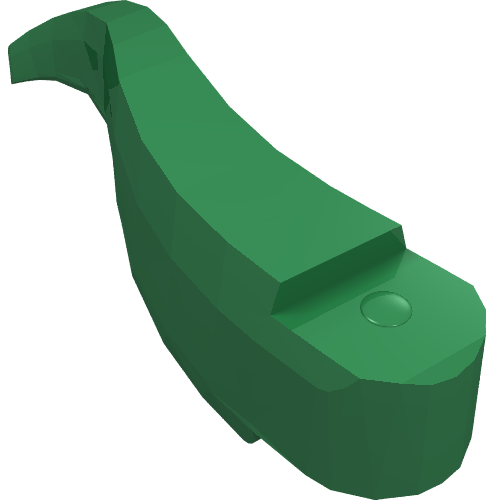Animal Body Part, Dinosaur, Tyrannosaurus Rex / Triceratops Tail (Green)