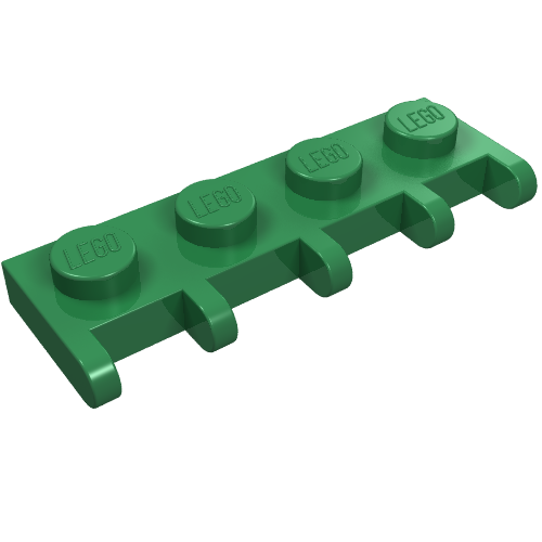 Hinge Vehicle Roof Holder 1 x 4 (Green)
