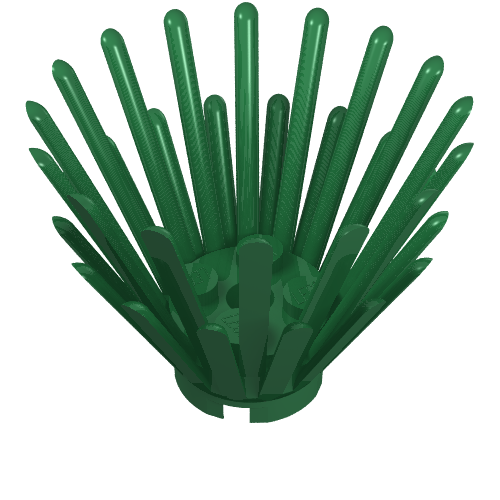 Plant, Prickly Bush 2 x 2 x 3 Extension with 2 x 2 center (Green)
