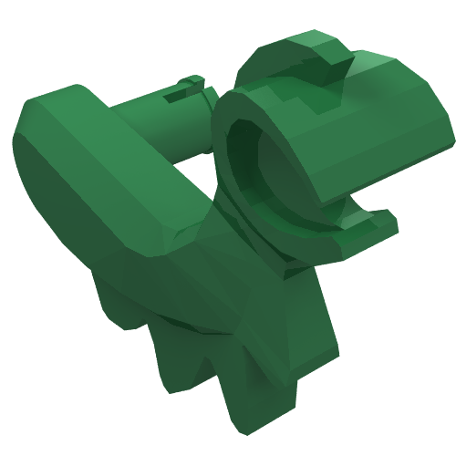 Animal / Creature Body Part, Dinosaur / Dragon Arm, Right (Green)