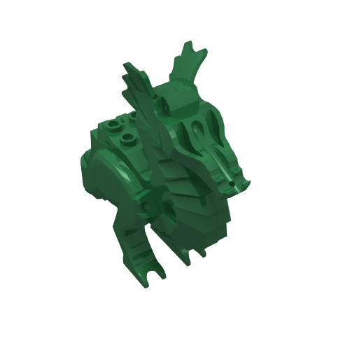 Creature Body Part, Dragon Body [Plain] (Green)