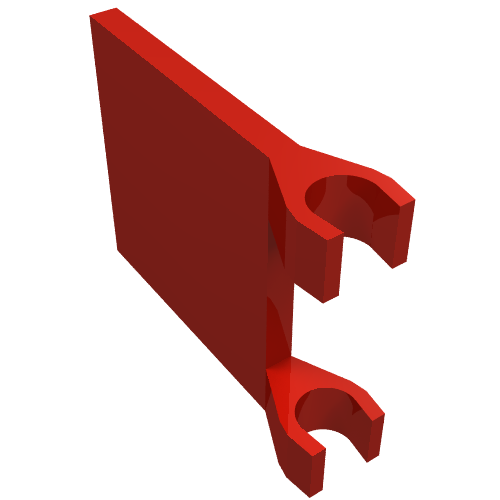 Flag 2 x 2 Square [Thin Clips] (Rust)