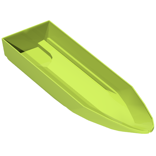 Boat Hull 8 x 28 x 3 (Lime)