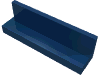 Panel 1 x 4 x 1 with Rounded Corners [Thick Wall] (Dark Blue)