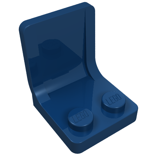 Seat / Chair 2 x 2 (Dark Blue)