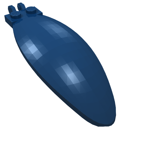 Windscreen 9 x 3 x 1 2/3 Bubble Canopy (Dark Blue)