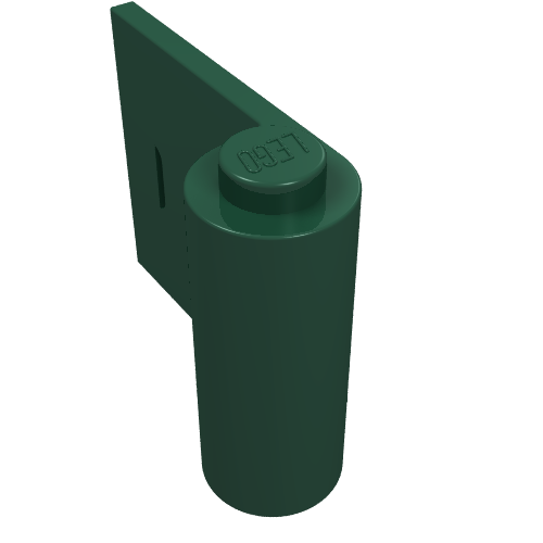 Door 1 x 3 x 2 Left (Dark Green)