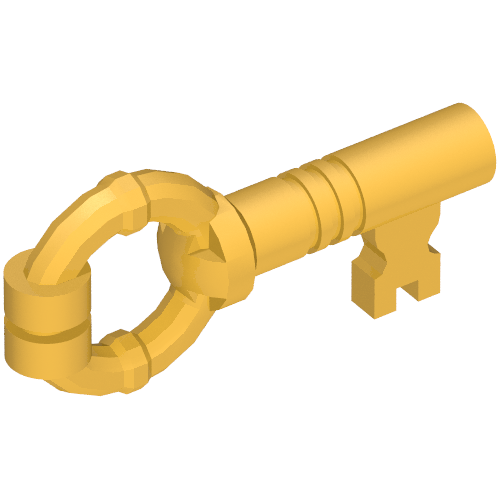 Equipment Key (Pearl Gold)