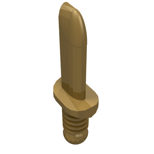 Weapon Dagger / Knife (Pearl Gold)