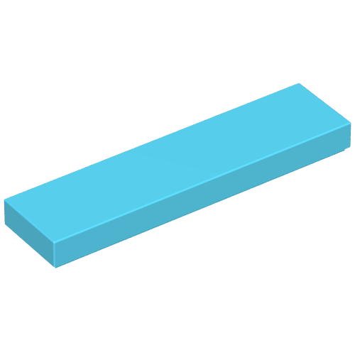 Tile 1 x 4 with Groove (Maersk Blue)