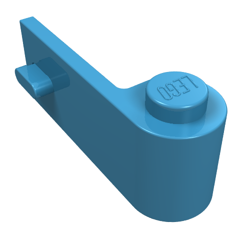 Door 1 x 3 x 1 Right (Maersk Blue)