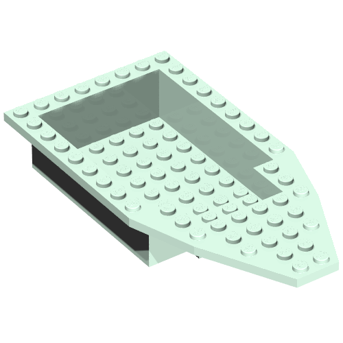 Boat Deck 8 x 16 x 3 (Light Aqua)