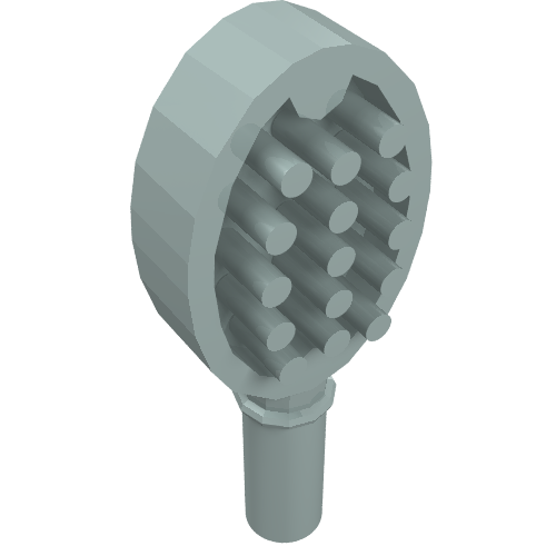 Equipment Hairbrush with Heart on Reverse [Hair Accessory] (Light Aqua)