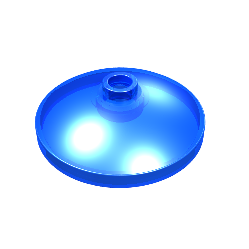 Dish 3 x 3 Inverted [Radar] (Trans-Dark Blue)
