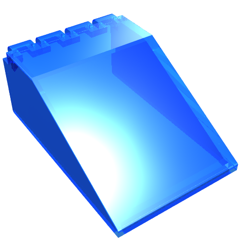 Windscreen 6 x 4 x 2 Canopy (Trans-Dark Blue)