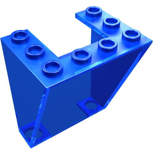 Windscreen 3 x 4 x 4 Inverted (Trans-Dark Blue)