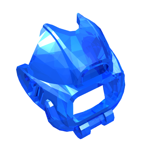Headwear Accessory Visor / Divers Mask (Underwater) (Trans-Dark Blue)