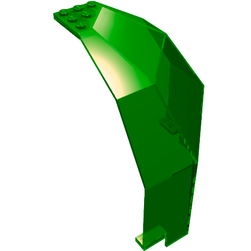 Panel 10 x 10 x 12 Quarter Dome (Trans-Green)
