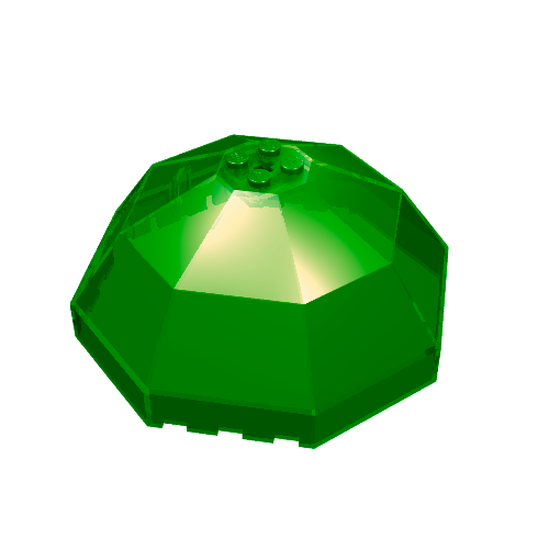 Windscreen 10 x 10 x 4 Octagonal Canopy (Trans-Green)