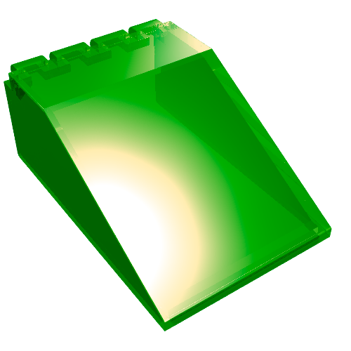 Windscreen 6 x 4 x 2 Canopy (Trans-Green)