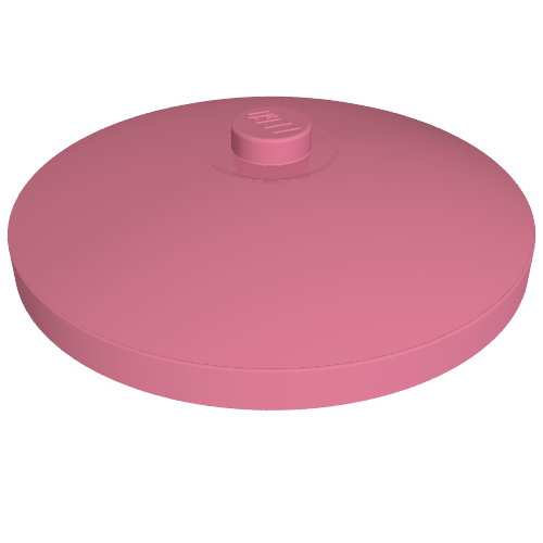 Dish 4 x 4 Inverted [Radar] (Medium Dark Pink)