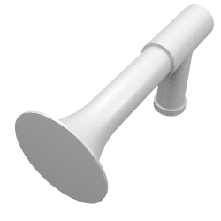 Horn / Car Air Horn (Chrome Silver)