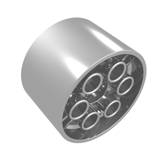 Wheel 20 x 30 Technic (Chrome Silver)