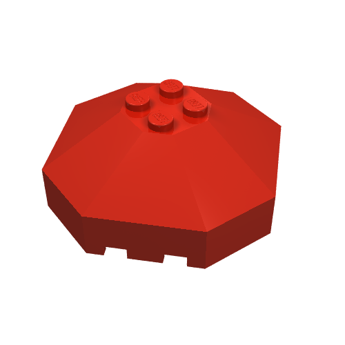 Windscreen 6 x 6 Octagonal Canopy without Axle hole (Red)