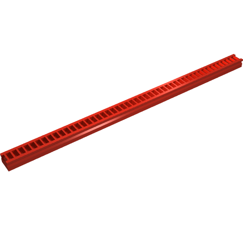 Technic Rack 1 x 20 x 2/3 (Red)