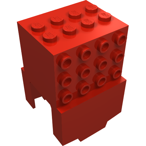 Motor Cover, Monorail (Red)