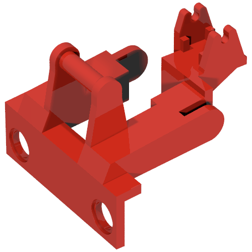Crane Grab Jaw (Red)