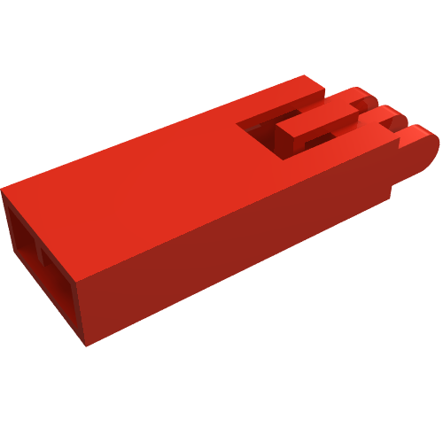 Hook Slider - Arm Base with 3 Finger Hinge (Red)