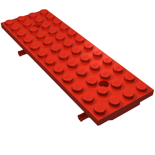 Vehicle Base 4 x 12 x 1 2/3 (Red)