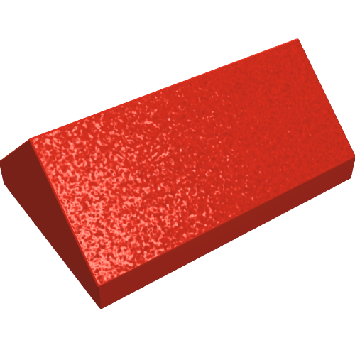 Brick Sloped 45° 2 x 3 Double (Red)