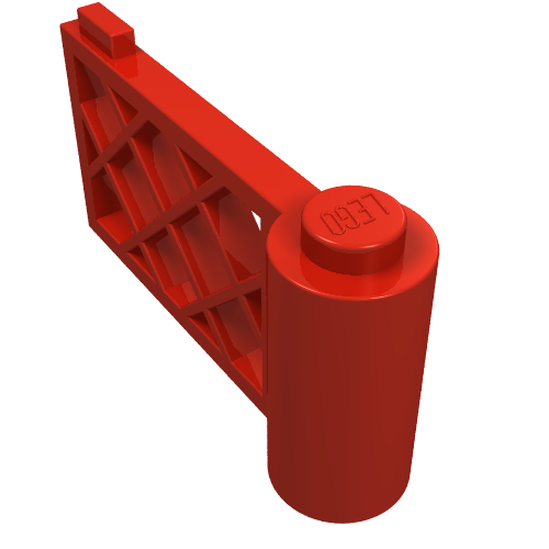 Fence Gate 1 x 4 x 2 (Red)
