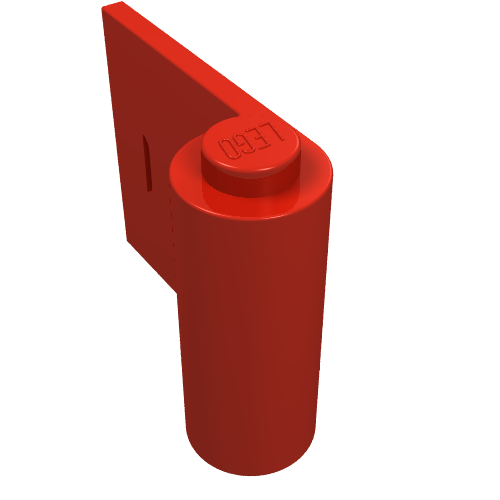 Door 1 x 3 x 2 Left (Red)