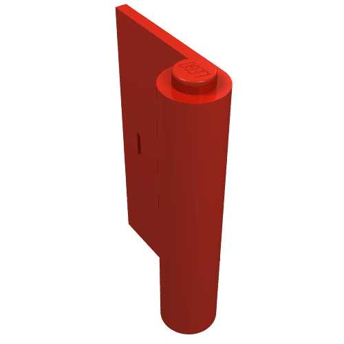 Door 1 x 3 x 4 Left (Red)