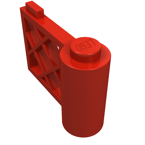 Fence Gate 1 x 3 x 2 (Red)