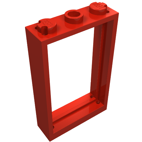 Door Frame 1 x 3 x 4 (Red)