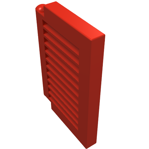Window 1 x 2 x 2 Shutter (Red)
