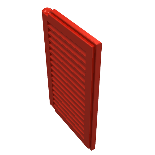 Window 1 x 2 x 3 Shutter (Red)