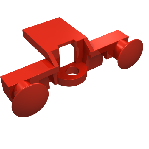 Train Buffer Beam (Red)