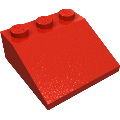 Brick Sloped 33° 3 x 3 (Red)