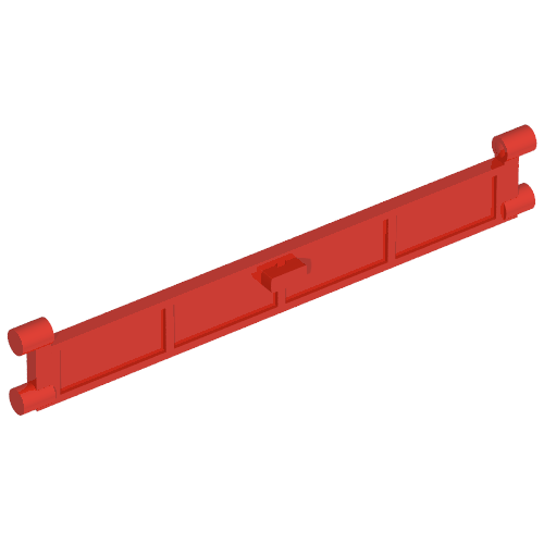 Garage Roller Door Section with Handle (Red)
