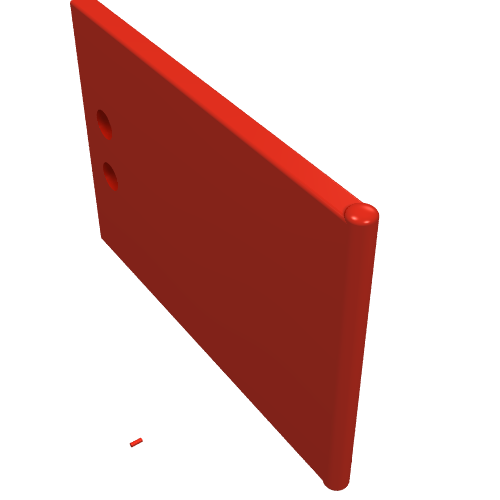 Cupboard 2 x 3 x 2 Door (Red)