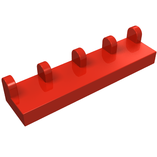 Hinge Tile 1 x 4 (Red)