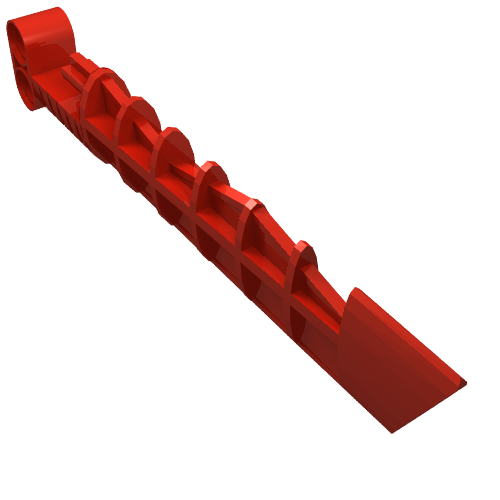 Large Figure Weapon Blade, Aero Slicer (Red)