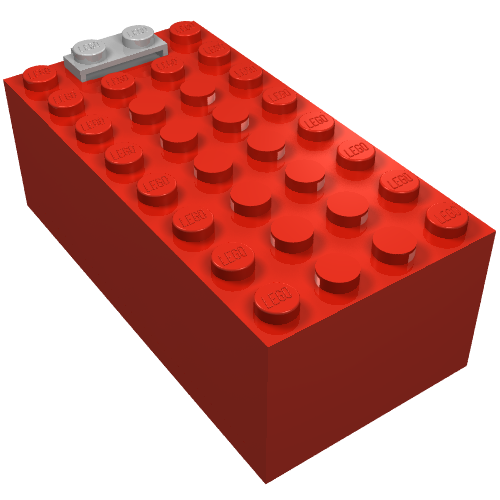 Battery Box, 9V Small [Complete Assembly] (Red)