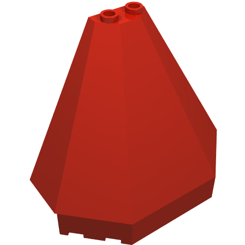 Tower Roof 4 x 8 x 6 (Red)