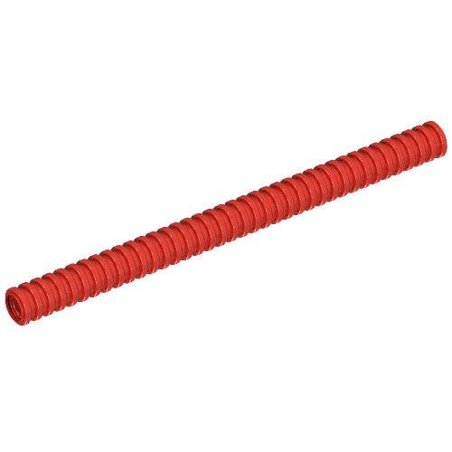 Hose, Ribbed 7mm D. 12L / 9.6cm (Red)